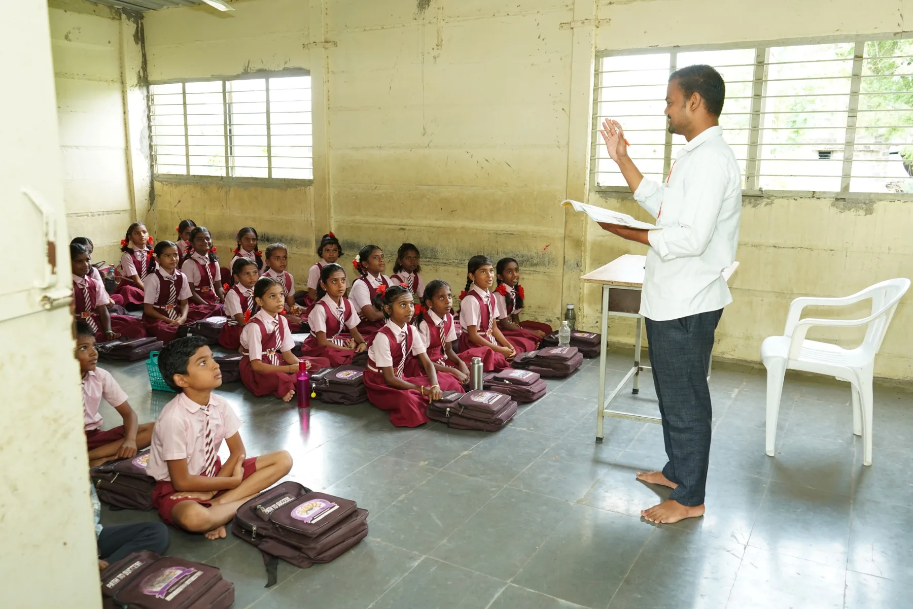 Teacher & Students